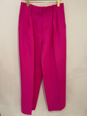 Valentino Hot Pink Blazer Jacket and Matching Trousers Set Size IT 38/42 (UK 6/10)