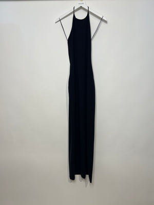 The Row Black Sleeveless Elastic Dress with Asymmetric Back Size S