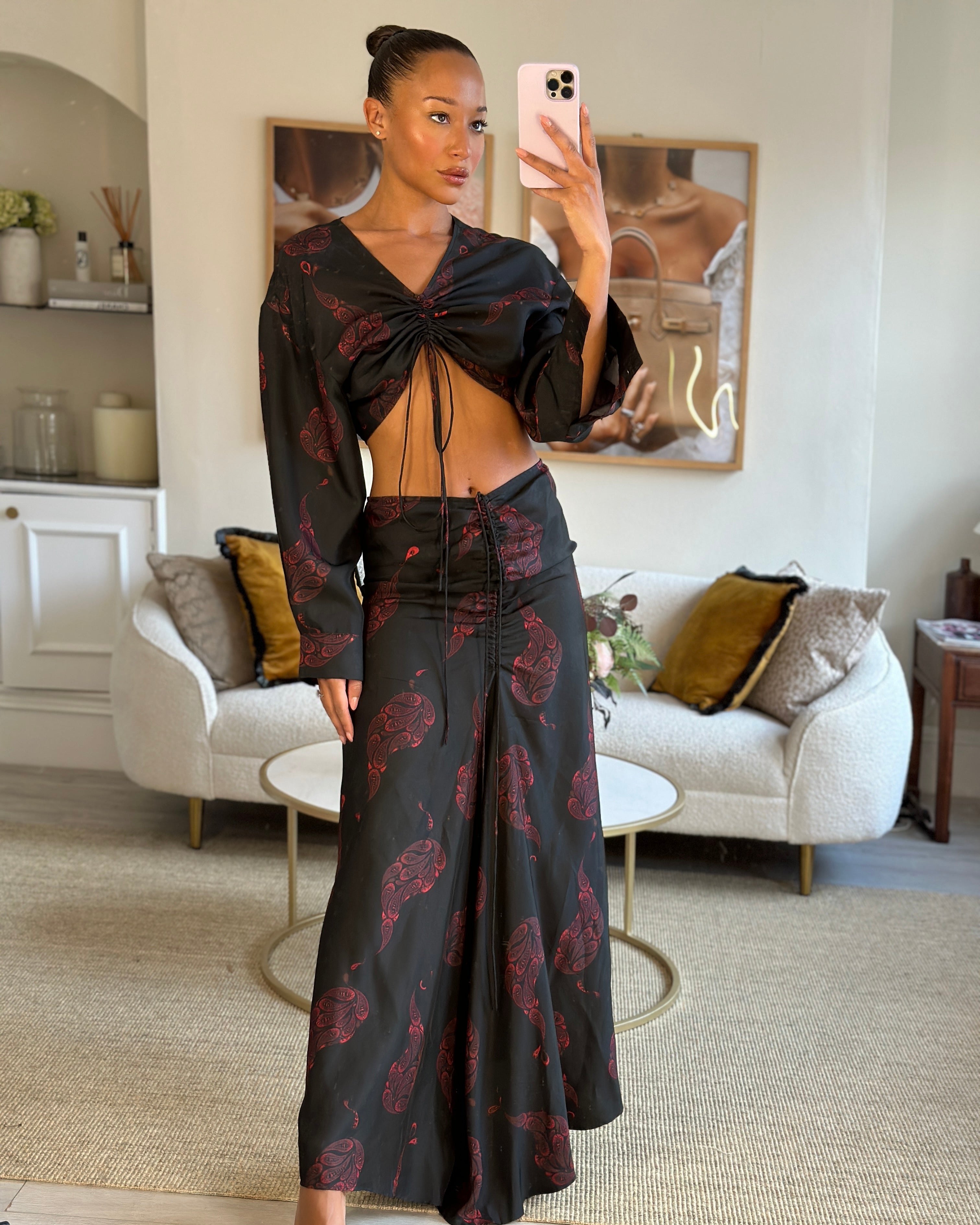 Silk maxi skirt outlet uk