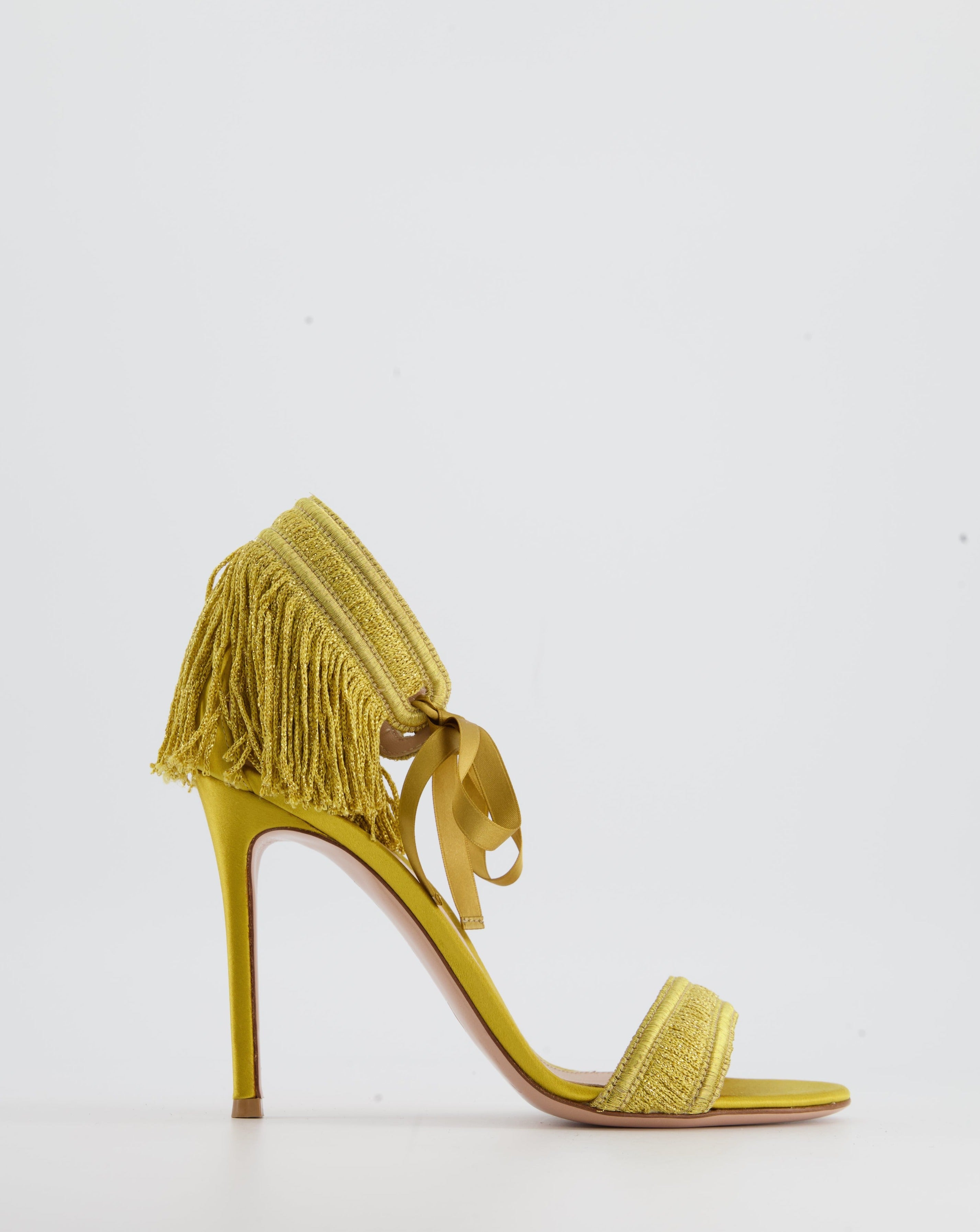 Zara cheap fringe heels