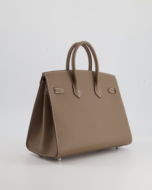 🗝️ Hermès 25cm Birkin Sellier Etoupe Epsom Leather Gold Hardware