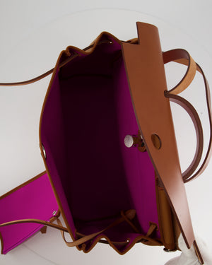 Hermès - Hermès Herbag 39 Canvas Handbag-Fauve Etoupe Gold Hardware