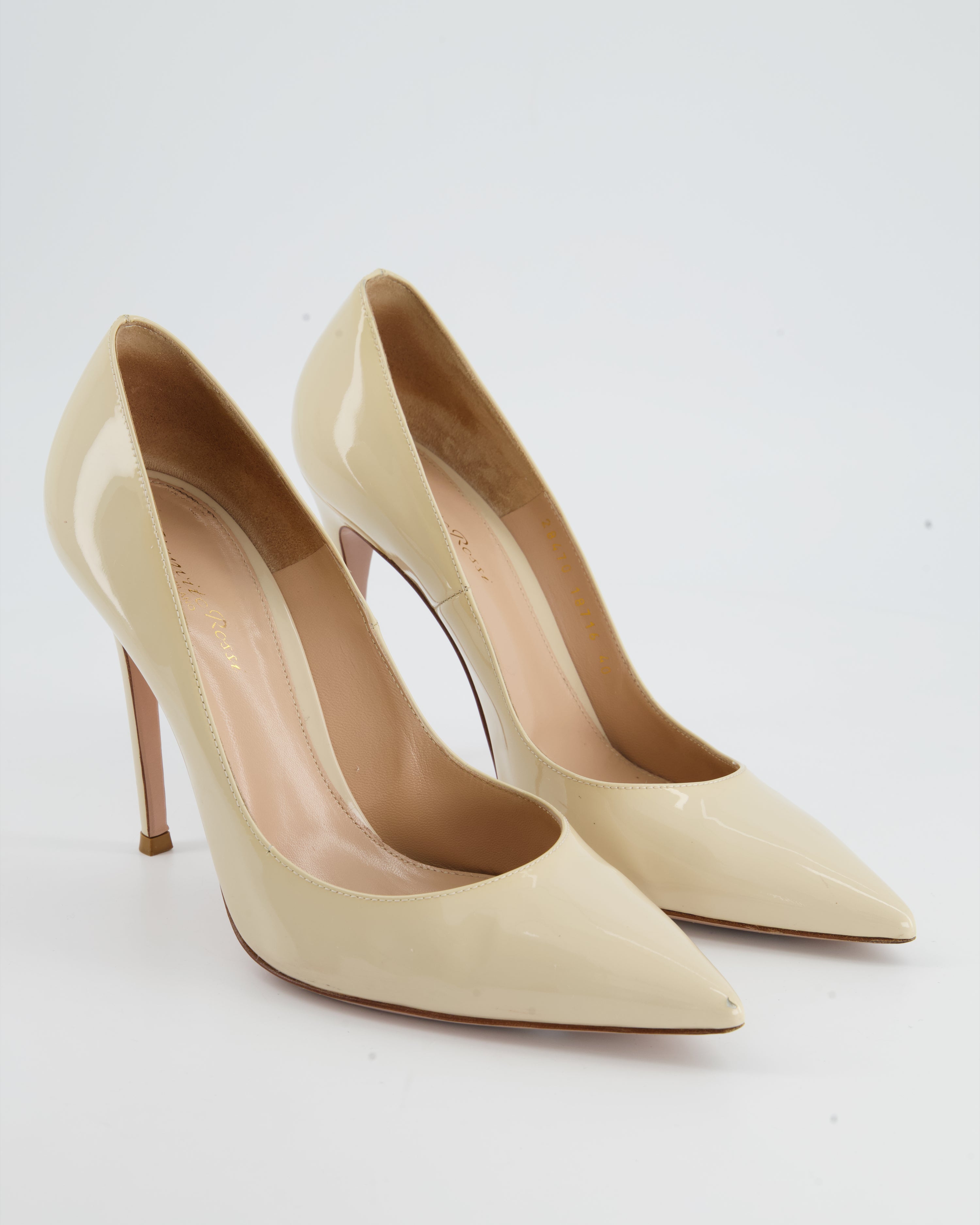 Cream patent cheap court shoes