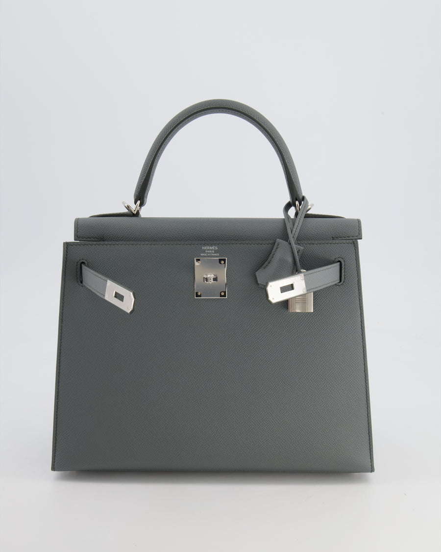 Hermès Kelly Sellier Bag 28cm in Vert Amande Epsom Leather with Pallad