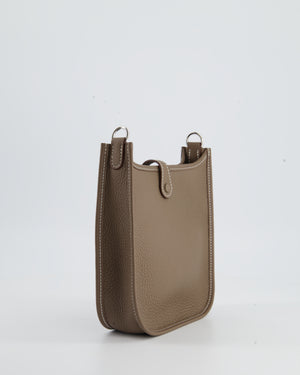 Hermés Etoupe Mini Lindy 16cm of Clemence Leather with Palladium Hardware, Handbags & Accessories Online, Ecommerce Retail