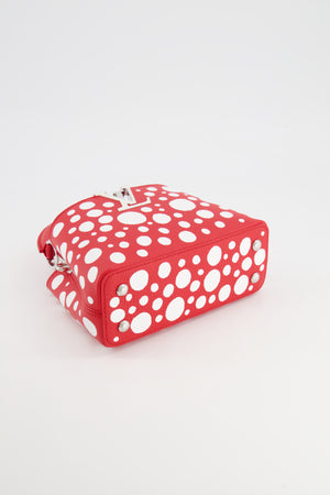 HOT* Louis Vuitton X Yayoi Kusama Red and White Mini Capucines Bag