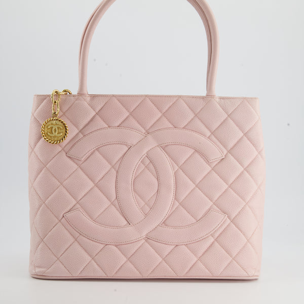 Chanel Pink Metallic Leather Shoulder Bag