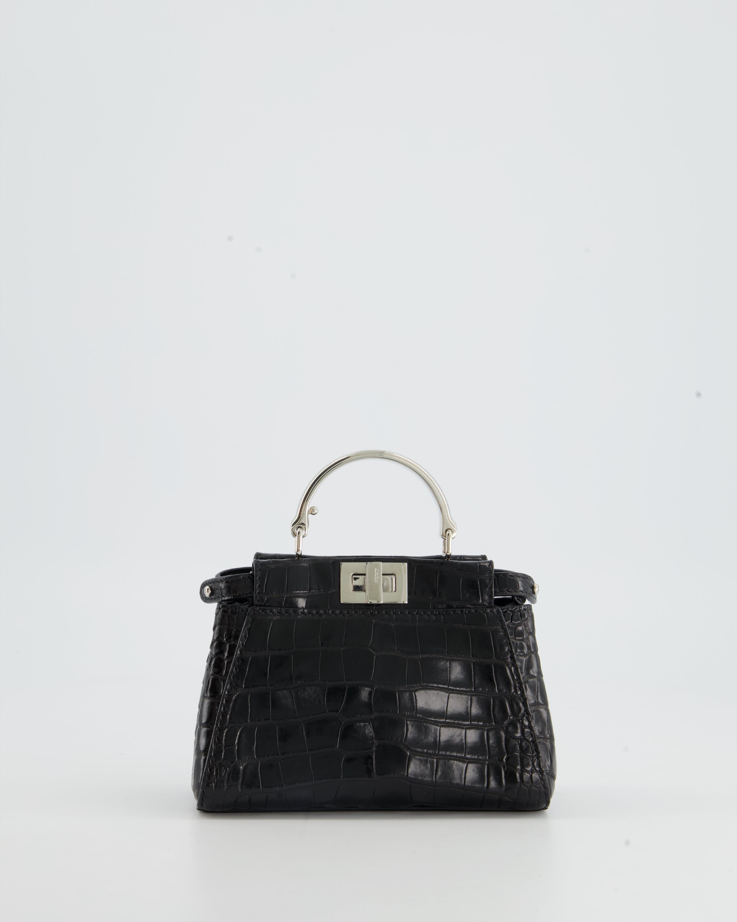 Fendi micro 2024 peekaboo black