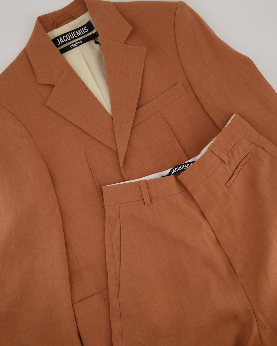 Jacquemus Orange L'Amour Two Piece Suit FR 32 (UK 4)