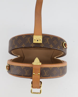Louis Vuitton Petite Boite Chapeau Monogram Crossbody Canvas Bag Rare New  w/ Tag