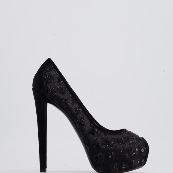 Louis Vuitton Authenticated Glitter Heel