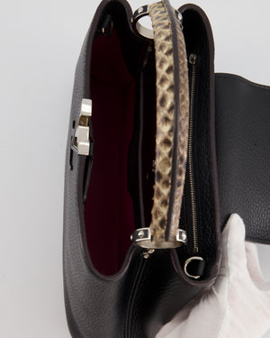 Louis Vuitton Python-Trimmed Mini Capucines Handle Bag - Black Handle Bags,  Handbags - LOU661308