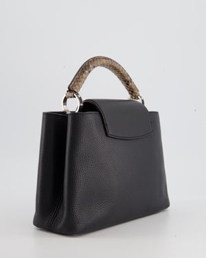 NIB Louis Vuitton Capucines BB Black Silver & Gold Bag Purse New 💯%  Authentic