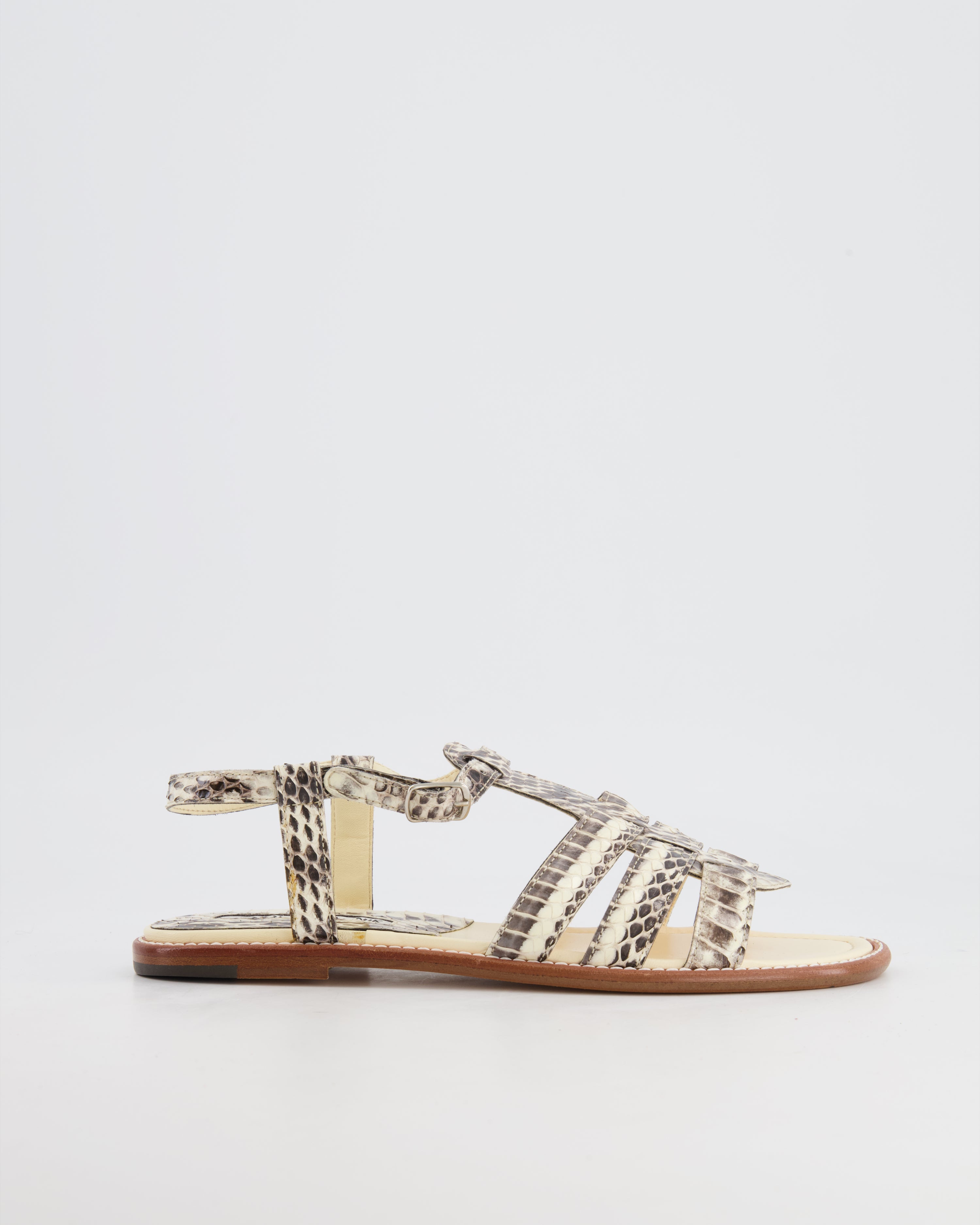 Snakeskin sandals deals