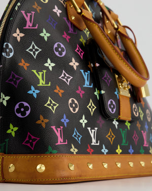 Louis Vuitton Alma Handbag Limited Edition World Tour Monogram Canvas PM  Brown 1594812