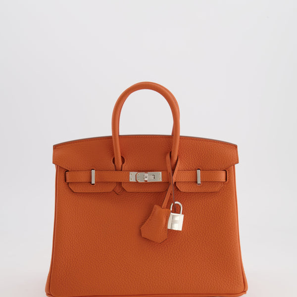 Shop - Hermes Garden Party Bag Togo Leather In Orange - Fashion