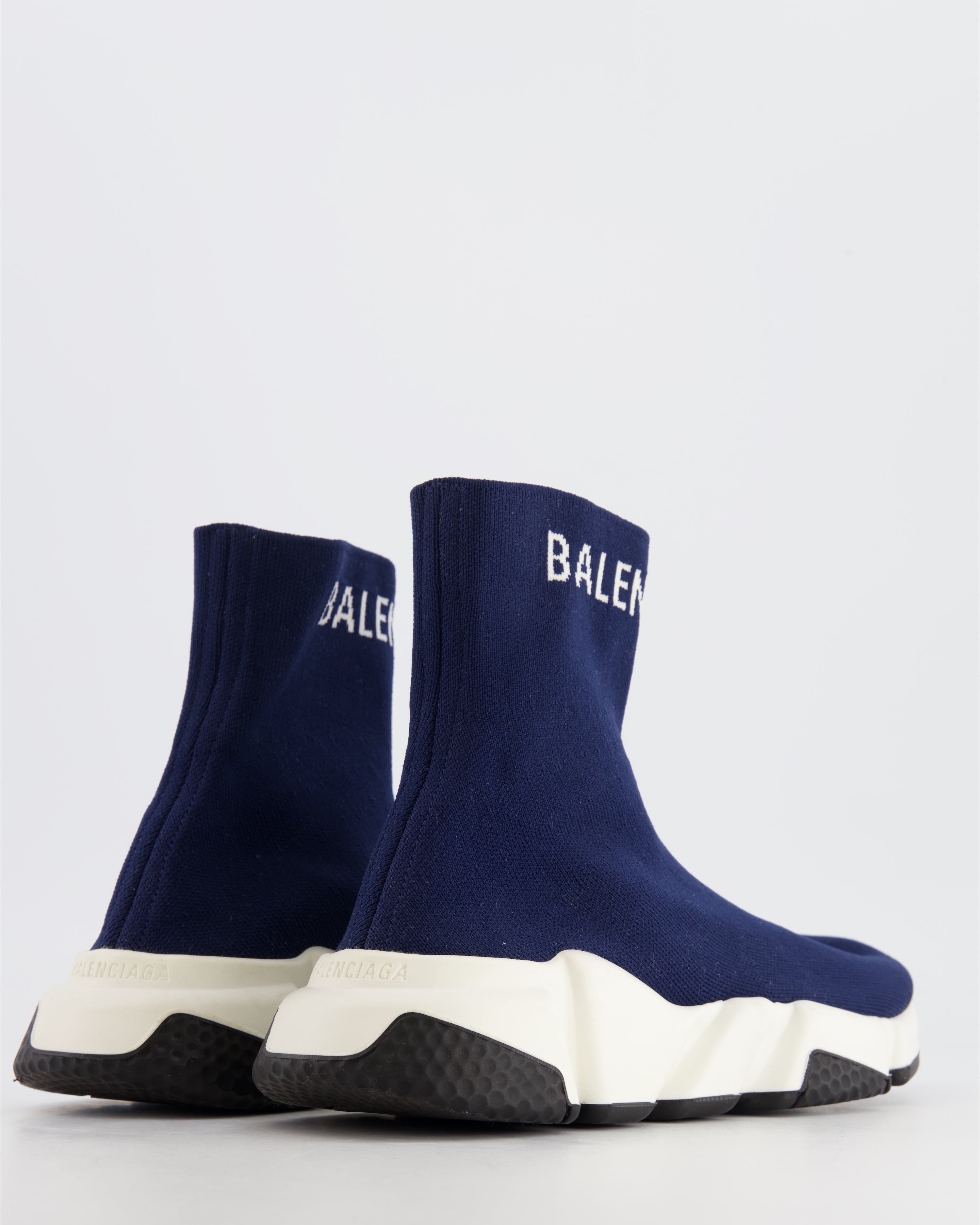 Balenciaga navy clearance speed trainers