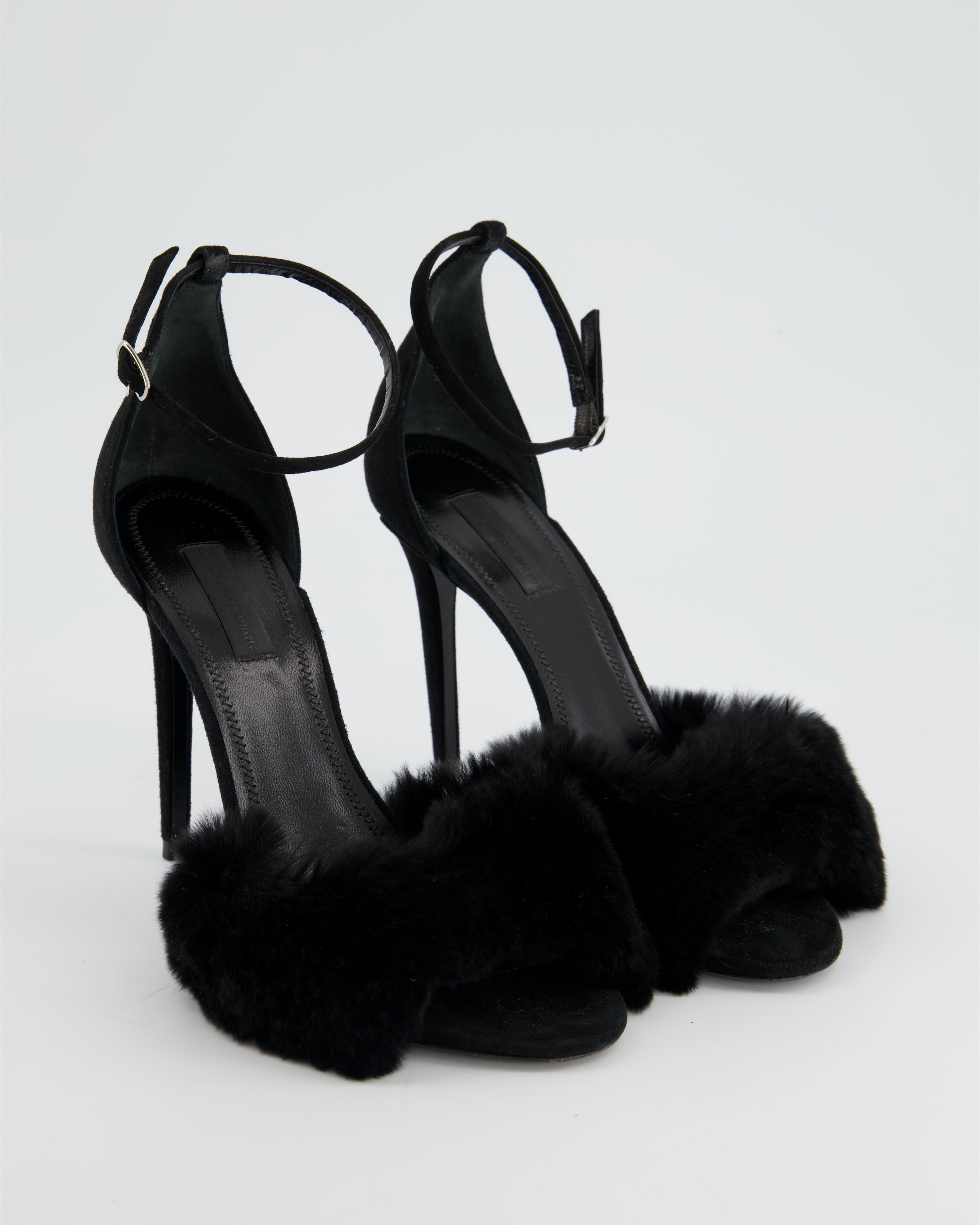 Alexander wang fur store heels