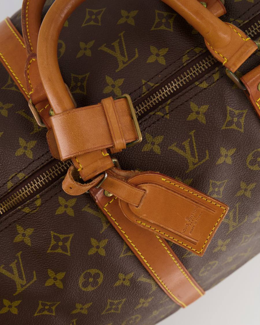 Louis Vuitton Vintage Keepall 55cm in Brown Monogram Canvas with