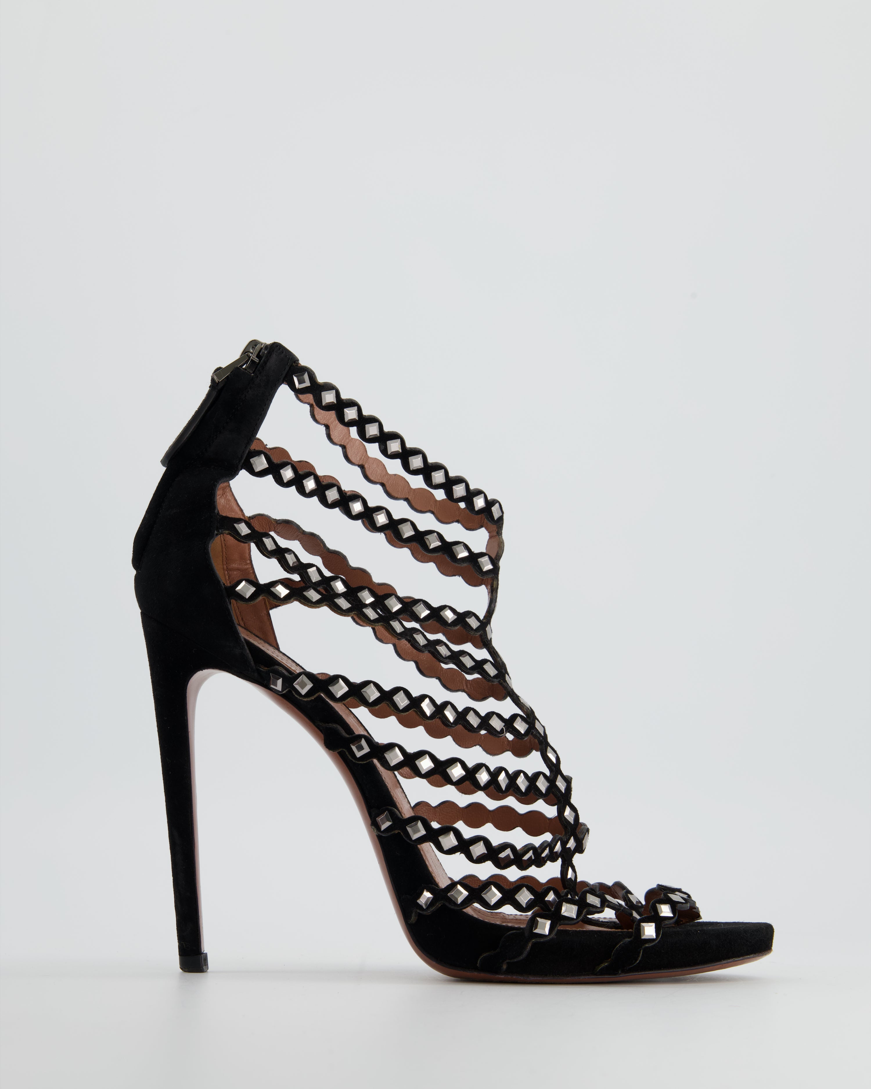 Alaia | Shoes | Alaabombe Studded Suede Sandals 395 | Poshmark