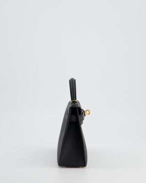 Hermès Neutrals Special Order Epsom Mini Kelly II Sellier 20 W/Tags 20cm 