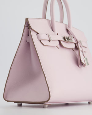 Hermes Epsom Birkin Sellier 25 Mauve Pale