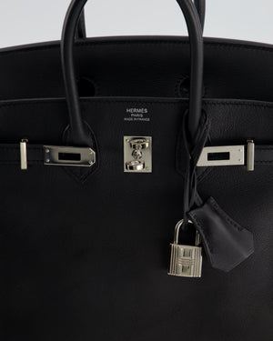 Hermès Beton Birkin 25cm of Swift Leather with Palladium Hardware