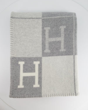 *STORE FRESH* Hermès Grey & Avalon III Cashmere Blanket £1,540