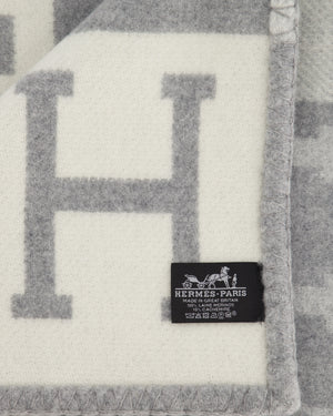 *STORE FRESH* Hermès Grey & Avalon III Cashmere Blanket £1,540