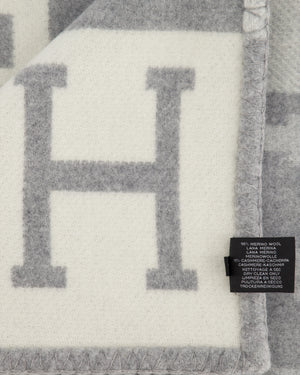 *STORE FRESH* Hermès Grey & Avalon III Cashmere Blanket £1,540