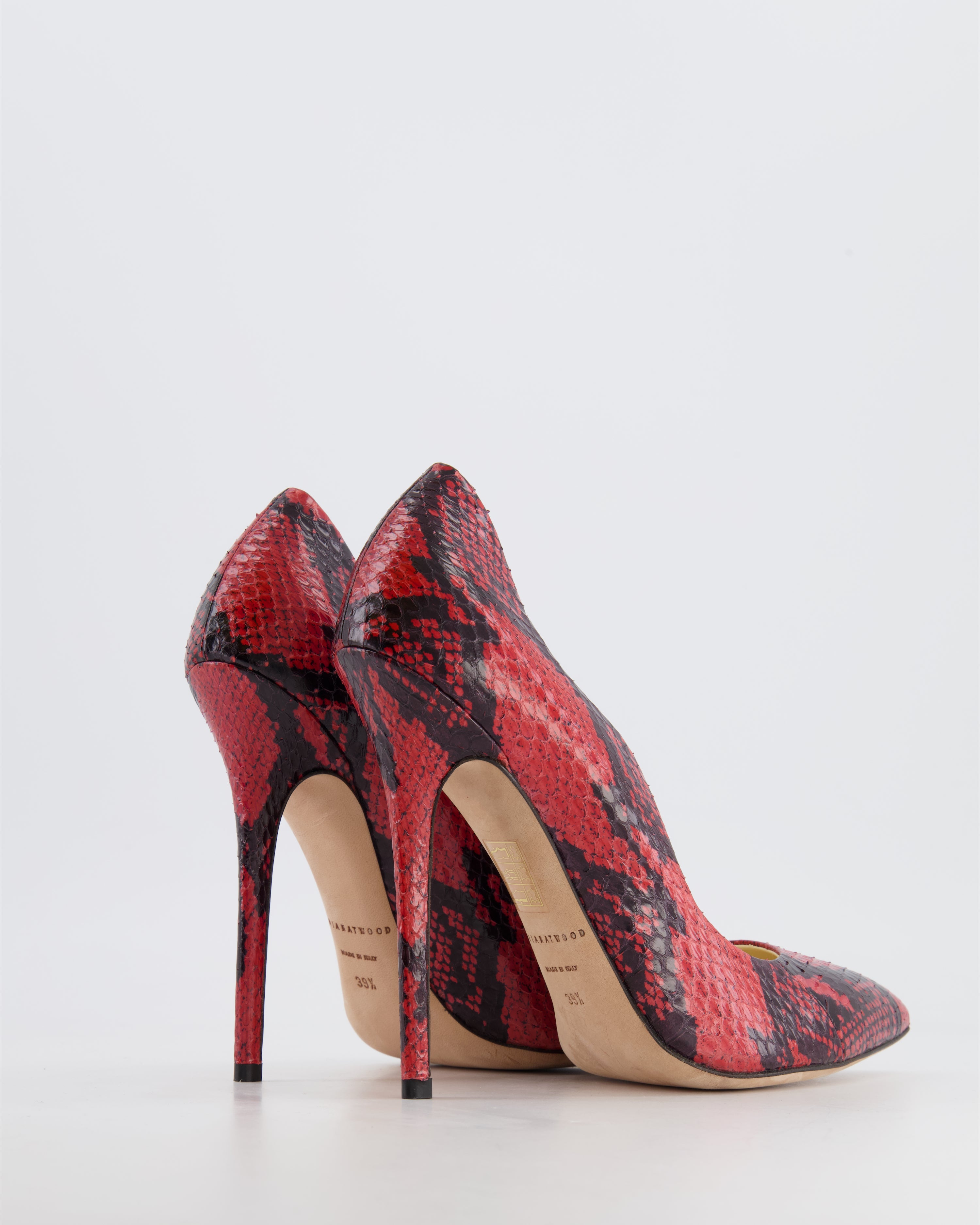 Brian atwood sale snakeskin pumps