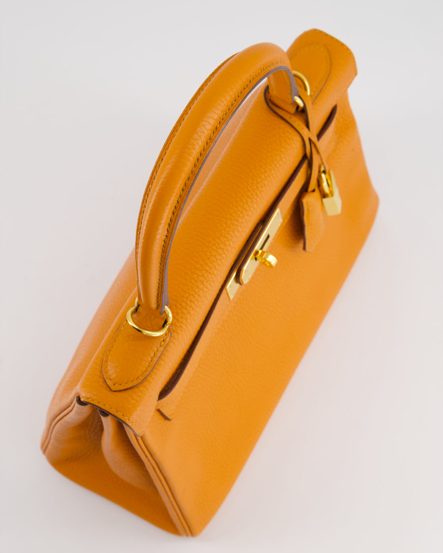 Hermes Orange Leather Cabasellier 31 Bag Hermes | The Luxury Closet