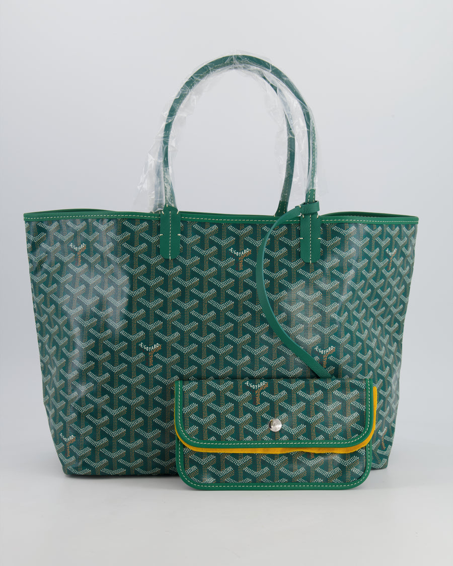 *STORE FRESH* Goyard Saint Louis PM Green Shoulder Tote Bag