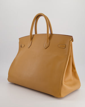 Hermès Birkin 40cm Bag in Natural Sable Courchevel Leather with Gold Hardware