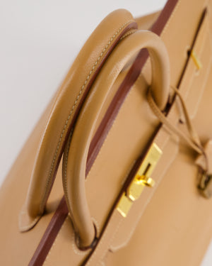 Hermès Birkin 40cm Bag in Natural Sable Courchevel Leather with Gold Hardware