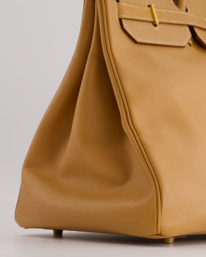 Hermès Birkin 40cm Bag in Natural Sable Courchevel Leather with Gold Hardware