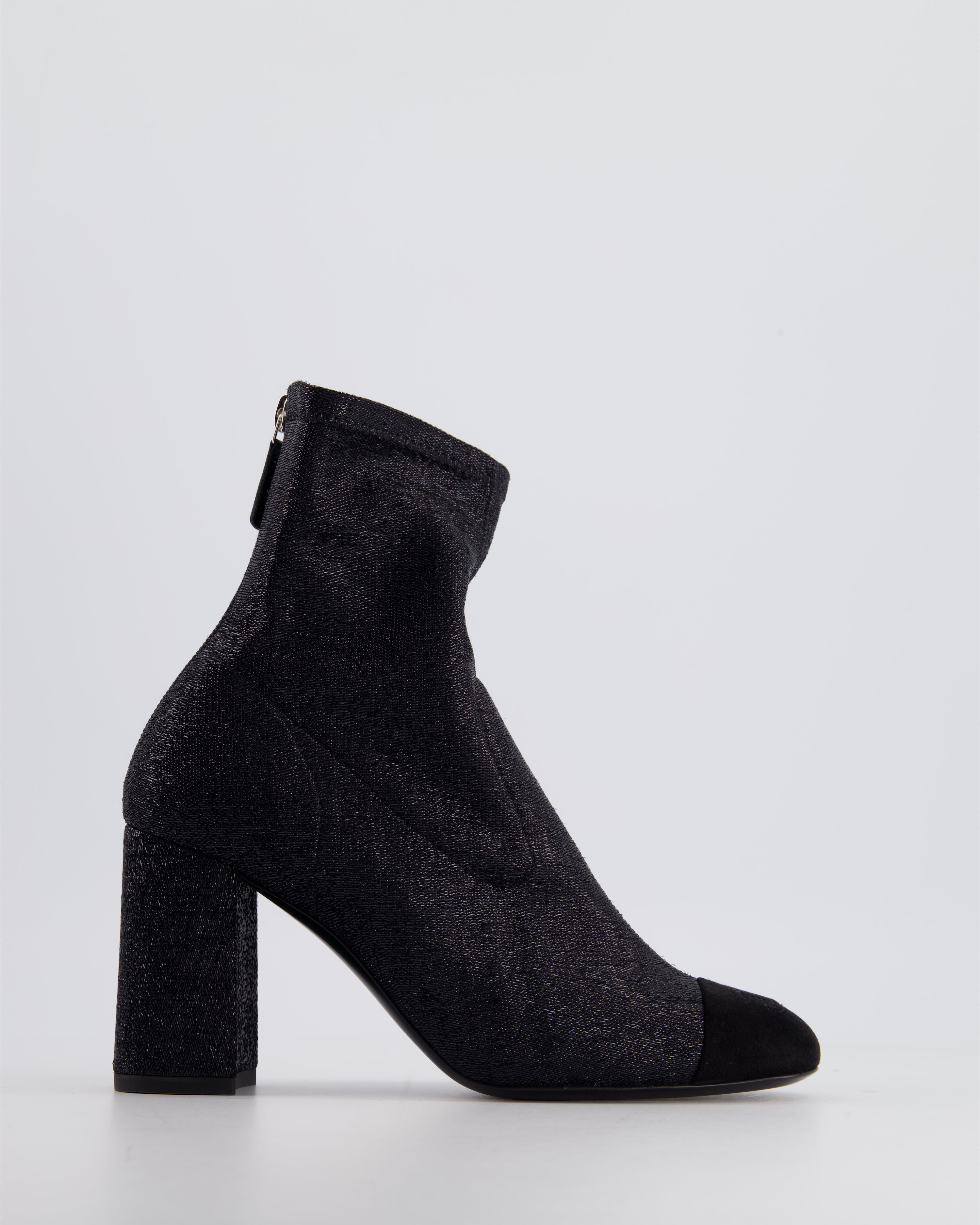 Black glitter sock clearance boots