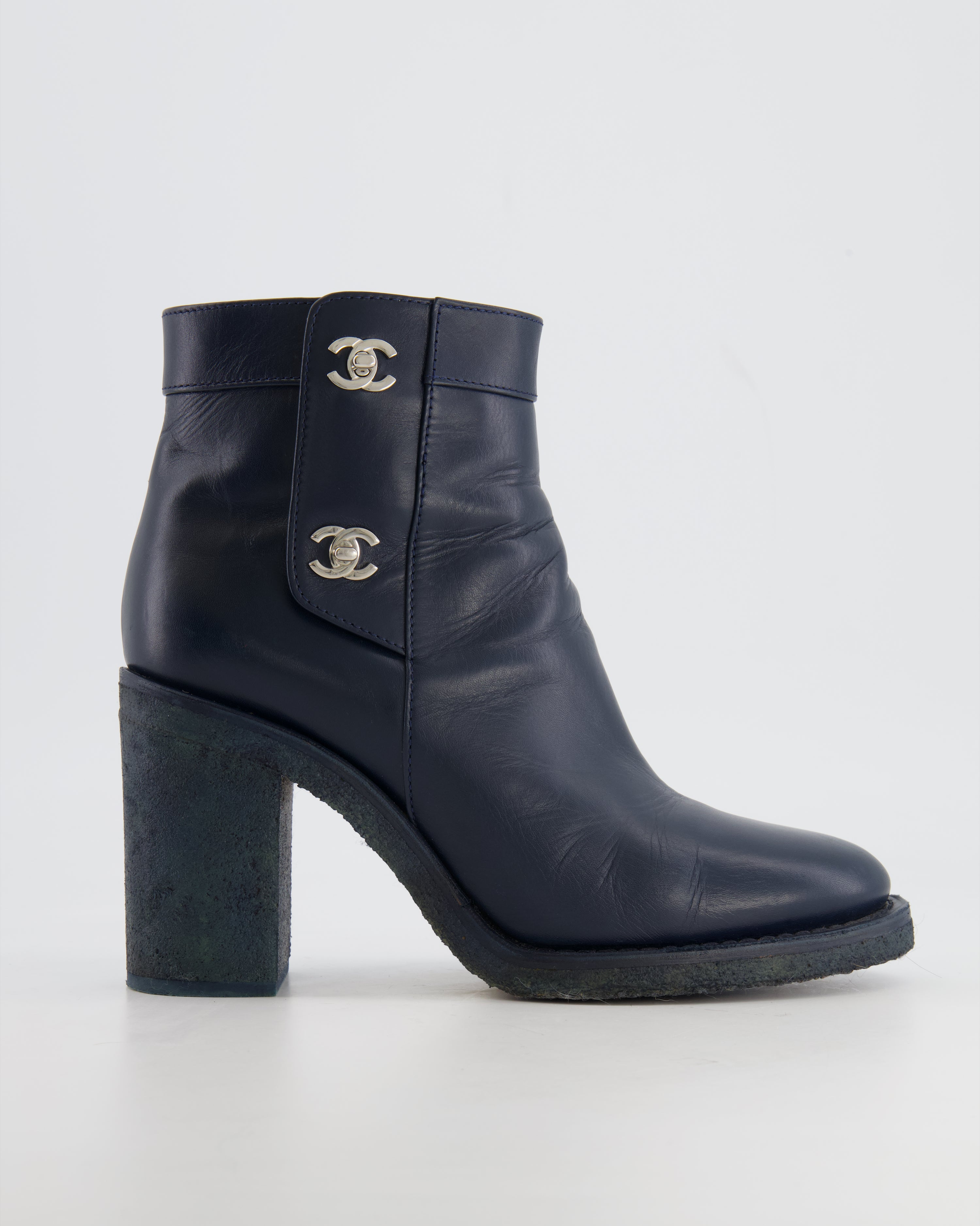 Chanel turnlock sale boots