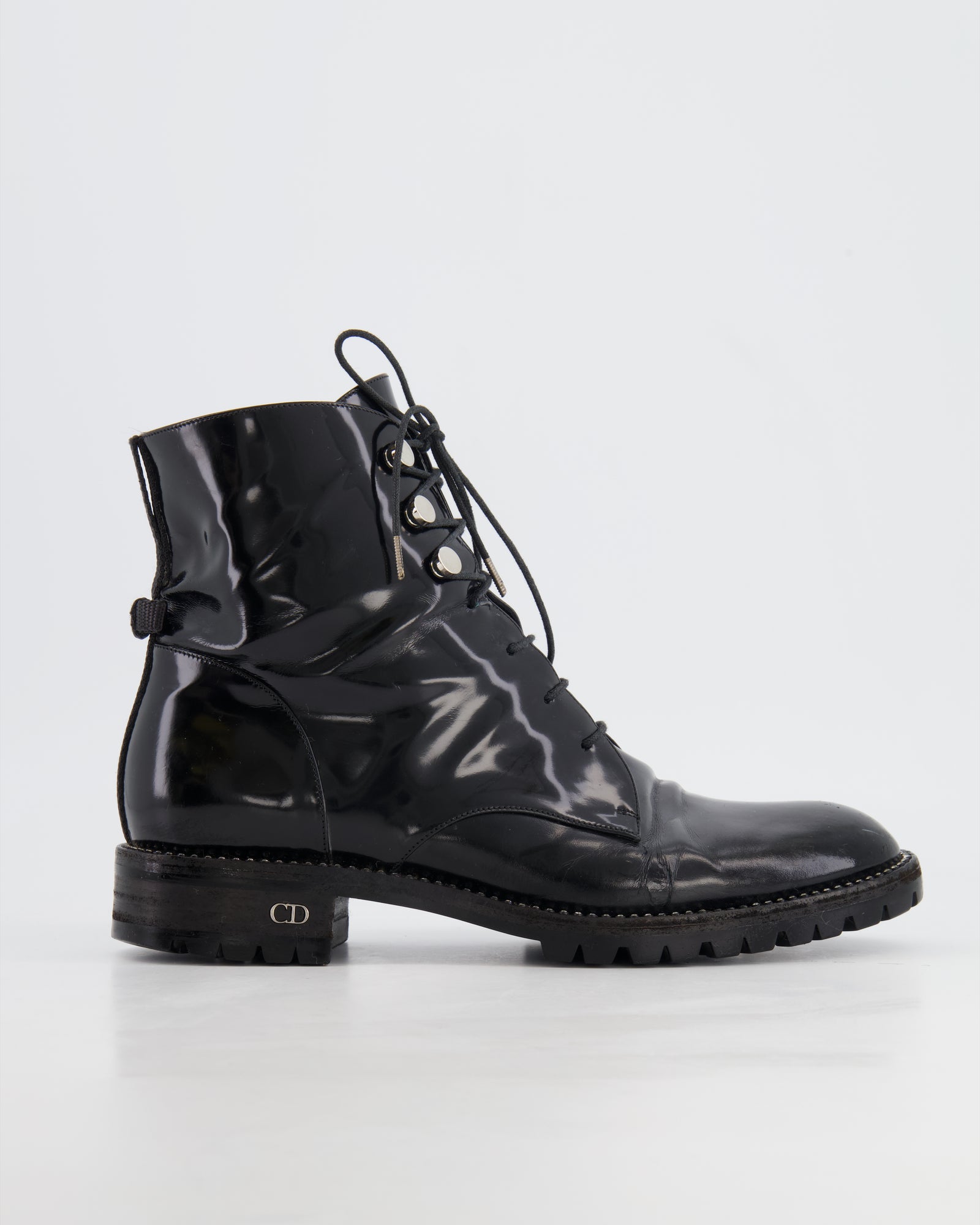 Christian dior combat boots hotsell