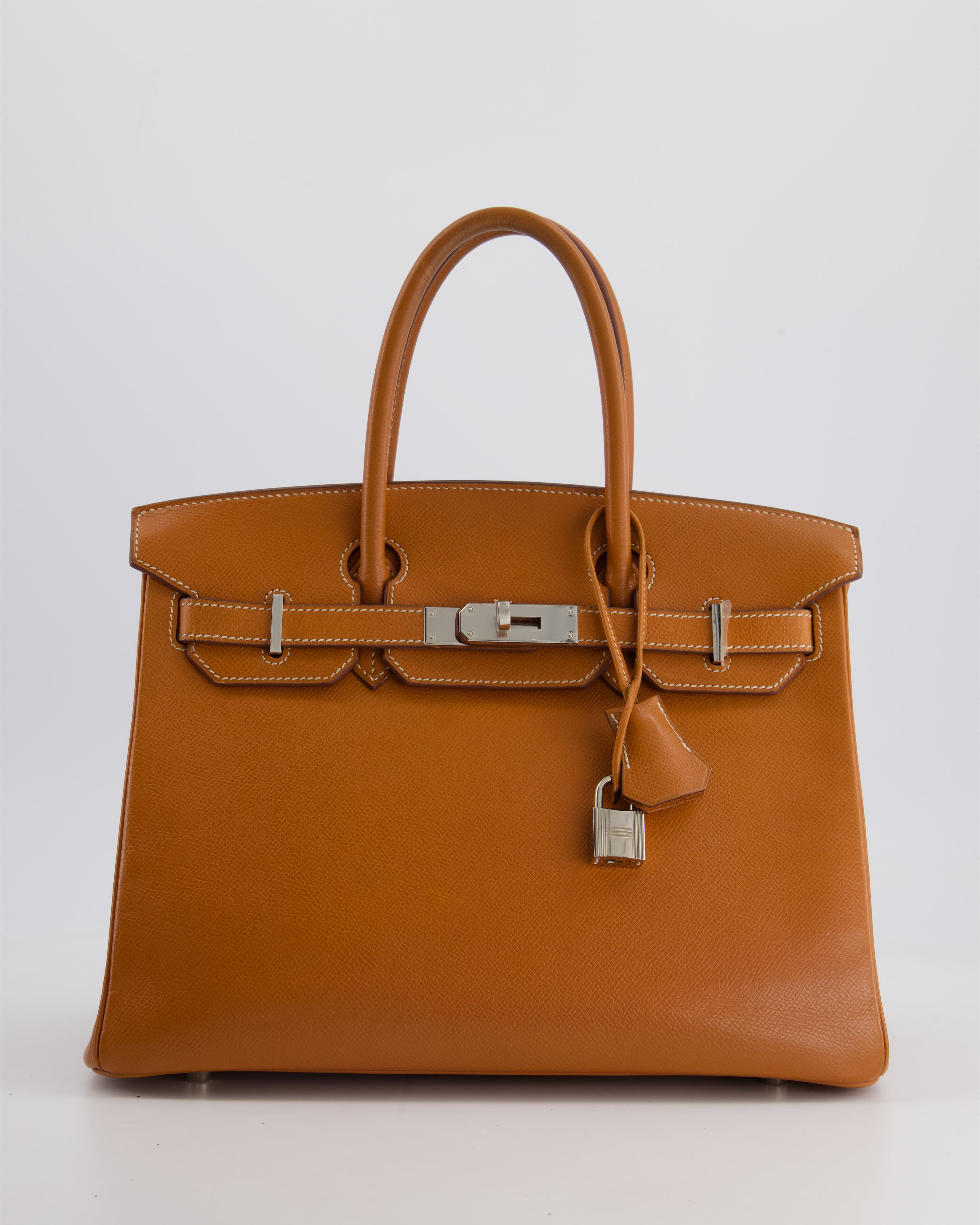 Herm s Birkin Bag 30cm in Gold Epsom Leather with Palladium