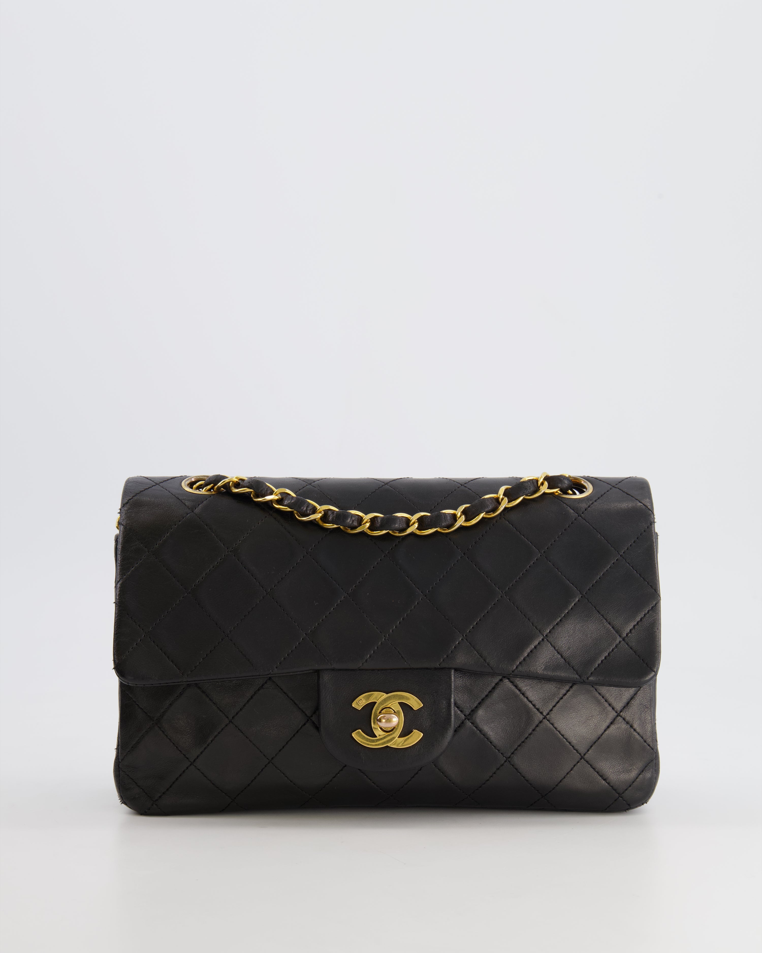 Chanel // Black Mini Top Handle Classic Flap Crossbody Bag – VSP Consignment
