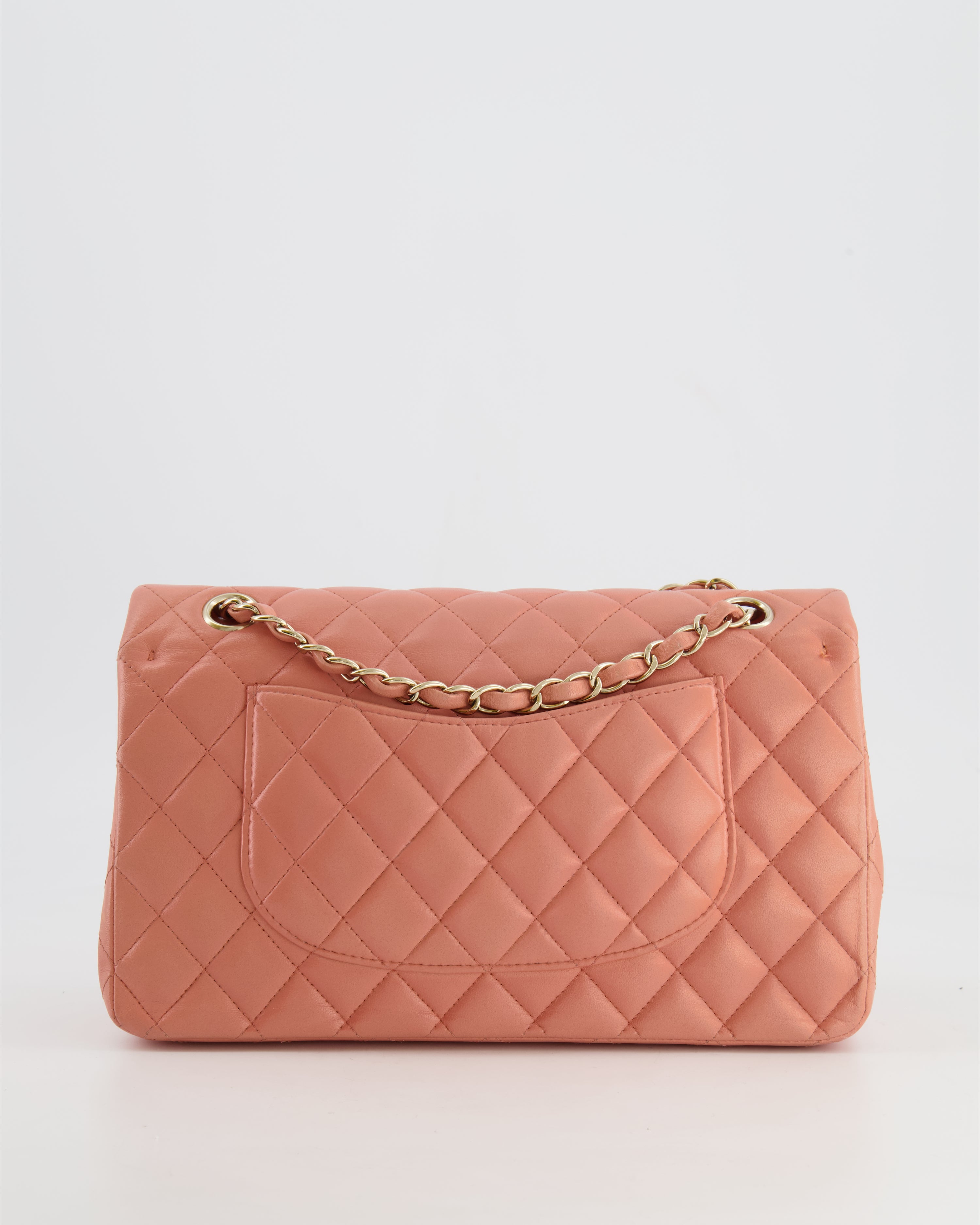 Chanel on sale peach bag