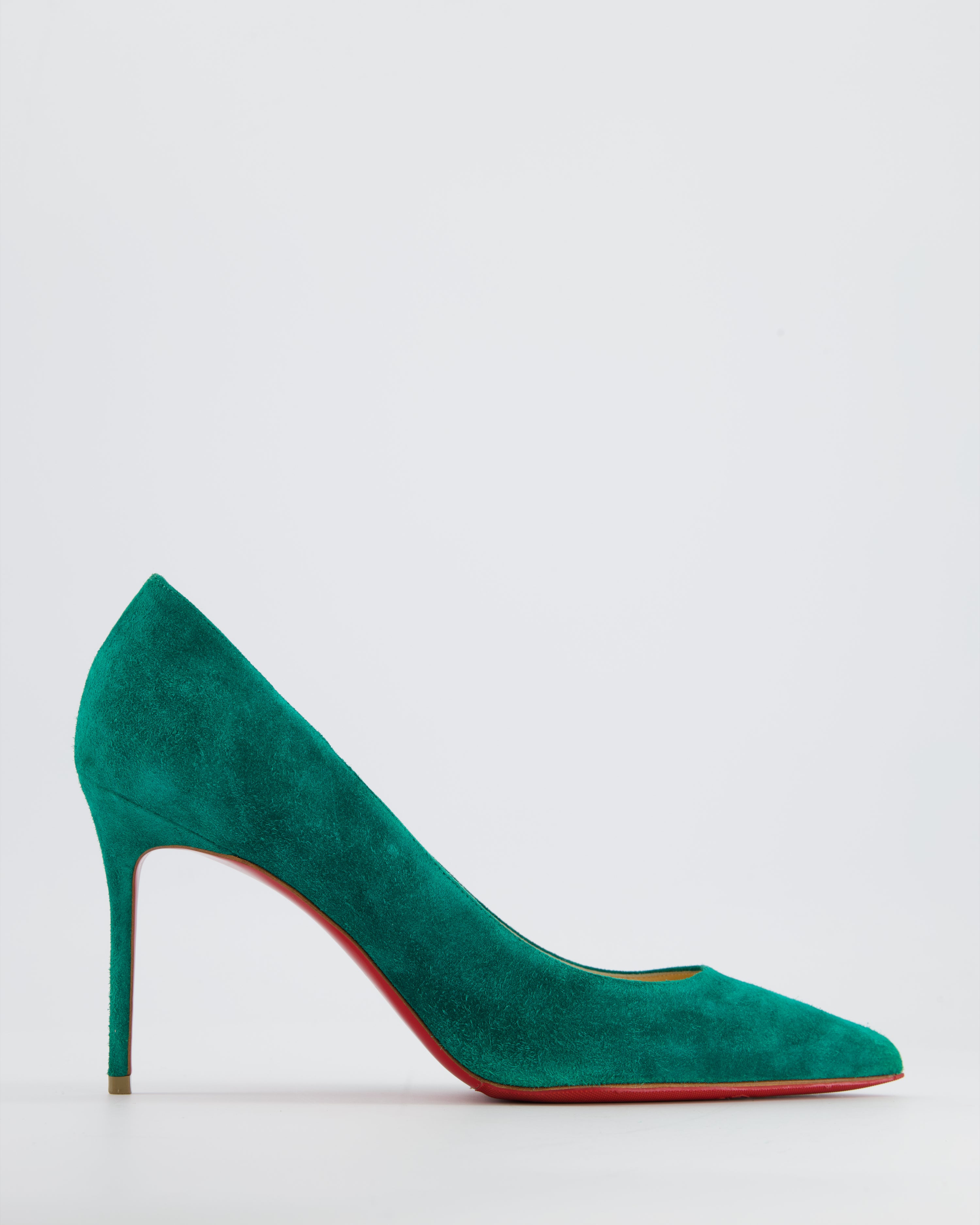 Suede on sale green heels