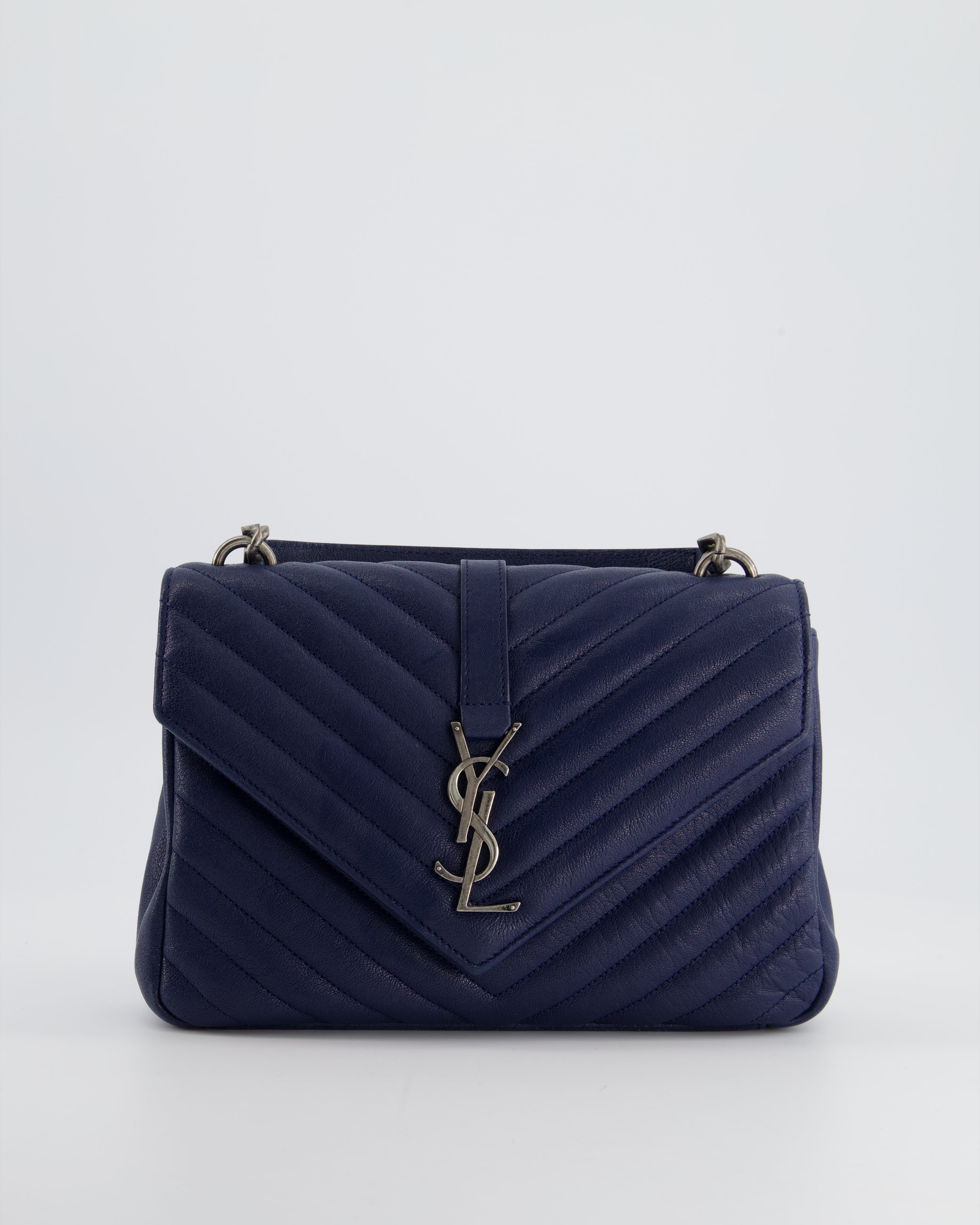 Blue hot sale ysl bag