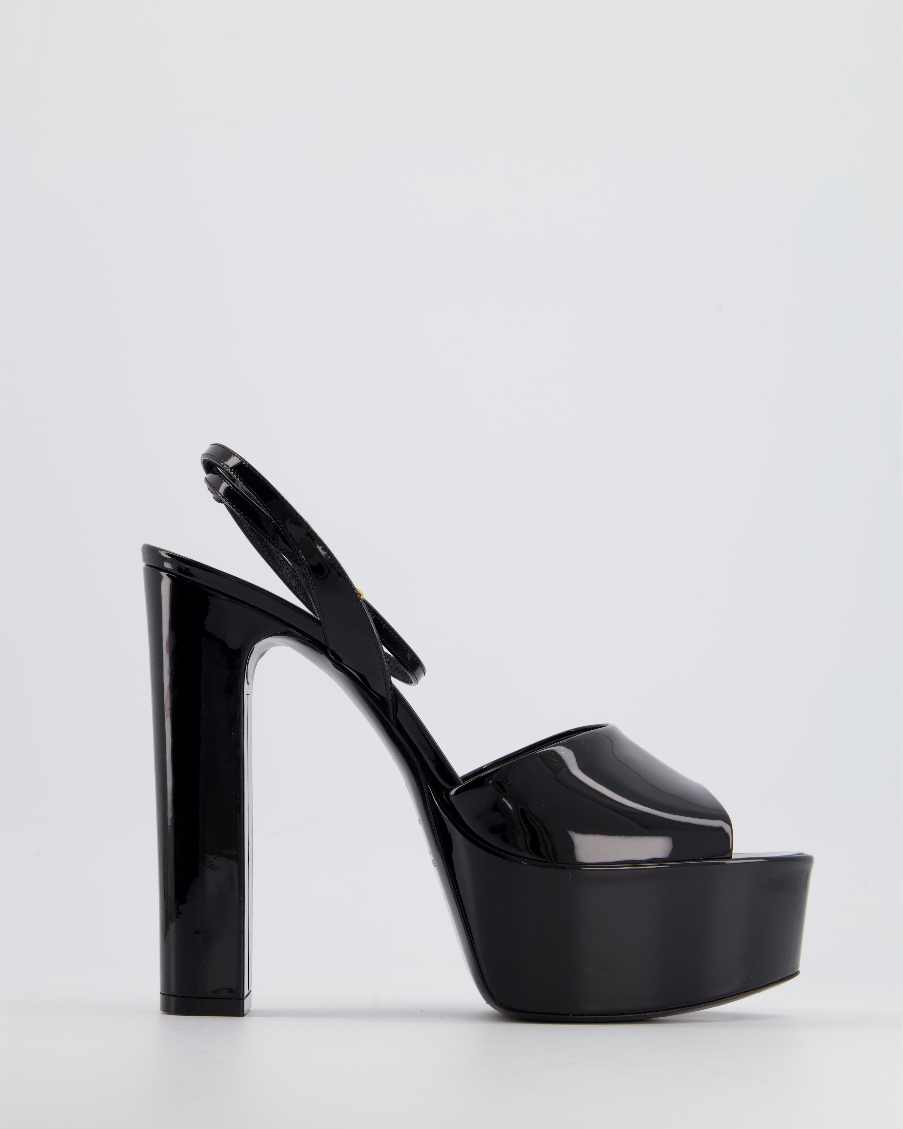 Saint laurent hot sale block heel