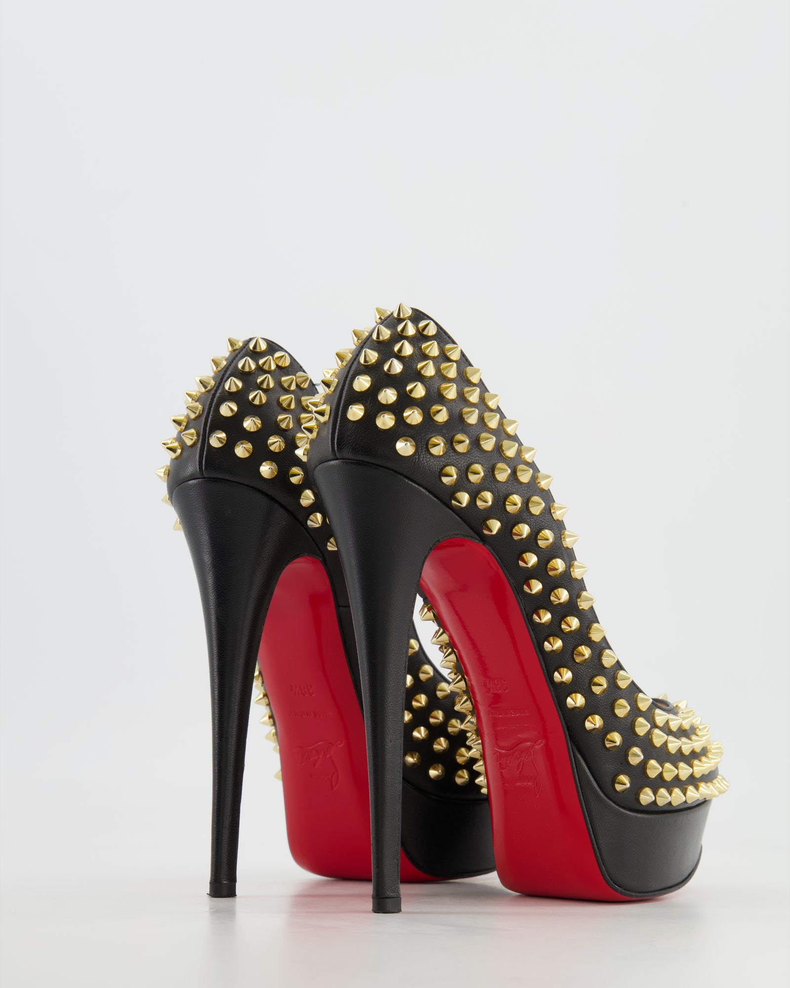 Louboutin black studs hotsell