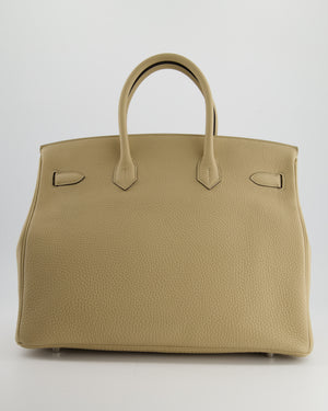 Hermès Birkin 35cm in Trench Togo Leather with Palladium Hardware