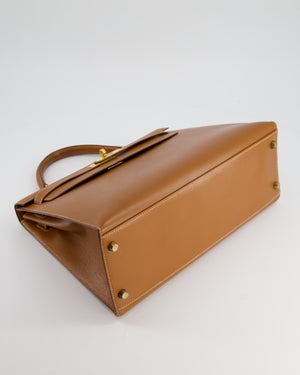 Hermès Gold Kelly Sellier 32cm in Epsom Leather and Gold Hardware