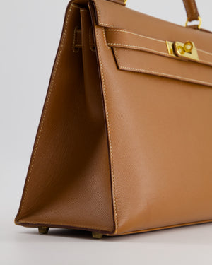 Hermès Gold Kelly Sellier 32cm in Epsom Leather and Gold Hardware