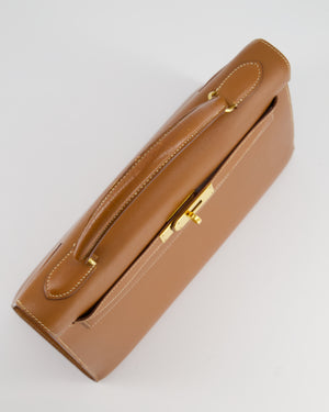 Hermès Gold Kelly Sellier 32cm in Epsom Leather and Gold Hardware